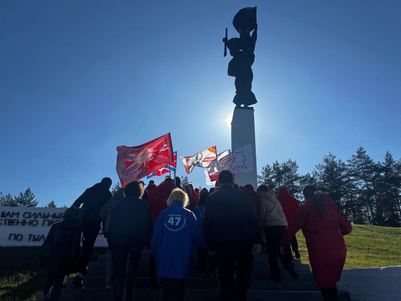 Встреча делегации автопробега «Огонь Памяти»